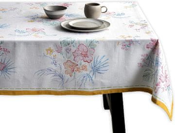 shumee Prt Maison d'Hermine, 100 % bombaž, 140 cm x 180 cm, ročno poslikan