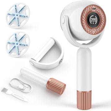 Nikcorp Električni brivnik za oblačila 2v1 z LCD zaslonom in krtačo, USB polnjenje, 3 hitrosti, odstranjevalec muck za tkanine