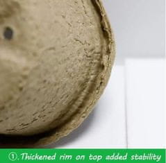 Nikcorp Komplet 60 biološko razgradljivih šotnih lončkov za sajenje in vzgojo sadik z etiketami, orodjem in razpršilko