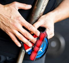 Nikcorp Nedrseče rokavice za fitnes in vadbo M | Pralne uniseks rokavice za dvigovanje uteži, jogo in pilates, črne