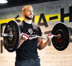 Nikcorp Nedrseče rokavice za fitnes in vadbo M | Pralne uniseks rokavice za dvigovanje uteži, jogo in pilates, črne