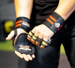 Nikcorp Nedrseče rokavice za fitnes in vadbo M | Pralne uniseks rokavice za dvigovanje uteži, jogo in pilates, črne