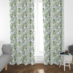 Nikcorp Vodoodporno platno Oxford 600D za šivanje 160x100 cm, vzorec listi, UV odporna tkanina za zunanjo uporabo in oblazinjenje