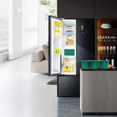 Nikcorp Silikonski kalup za ledene kocke za Stanley skodelico | 3 velikosti | Posoda za led s pokrovom za pijače in koktajle