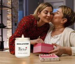 Nikcorp Dišeča sveča sivka iz naravnega sojinega voska 200g | Dolgo gorenje do 50 ur | Sproščujoča aromaterapija in dekoracija