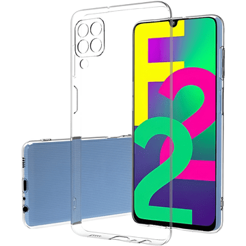 Nikcorp Prozoren zaščitni ovitek za Samsung Galaxy F22, nedrseč etui z mat površino in zaščito kamere, tanek ovitek