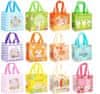 Velikonočne darilne vrečke z ročaji 12 kosov, 22x23x11 cm | Vrečke za darila in pirhe, netkana tkanina, večkratna uporaba