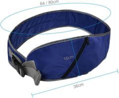 Nikcorp Ergonomska nosilka za dojenčke 6-36 mesecev z nedrsečo blazino za boke, nastavljive naramnice, mornarsko modra