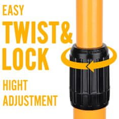 Nikcorp Nastavljivo stojalo za baseball trening Batting Tee | Višina 53-84 cm | Trinožno podnožje s torbo za prenašanje