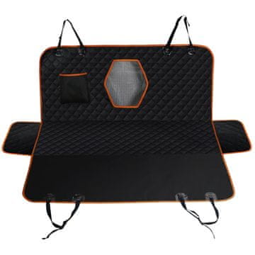 Nikcorp Prešita avtomobilska prevleka za psa | Vodoodporna zaščitna podloga za zadnje sedeže z nedrsečo podlago in zavihki