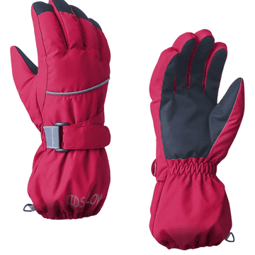 shumee Otroške smučarske rokavice roza, tople, debele, vodoodporne, 2-7 let