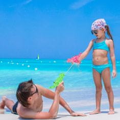 Nikcorp Komplet 10 mini vodnih pištol za otroke z motivom dinozavrov | Prozorna igrača za poletno zabavo na prostem in na plaži