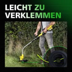 Nikcorp Glava z dvojno nitjo za motorno koso in trimer | Najlonska nitka 2,4 mm dolžine 30 m za košnjo trave in plevela