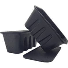 Nikcorp Veliki silikonski kalupi za led s pokrovi 2 kosa, 7,2 kg | Za ledene kopeli, turistične hladilnike in hlajenje pijač