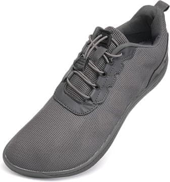 Nikcorp Ženski barefoot čevlji za hojo sivi št. 42 EU | Lahka minimalistična obutev za naraven korak, zračen material, tanek podplat