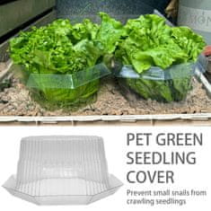 Nikcorp Zaščitni ovratniki proti polžem 20 kosov | 24x12 cm plastični obroči za zaščito rastlin in zelenjave na vrtu