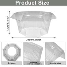 Nikcorp Zaščitni ovratniki proti polžem 20 kosov | 24x12 cm plastični obroči za zaščito rastlin in zelenjave na vrtu