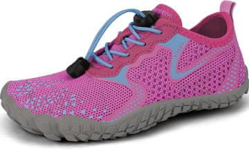 Nikcorp Otroški bosonogi čevlji za vodo in pohodništvo | Zračni in nedrseči športni copati za otroke roza velikost 32 EU