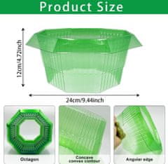 Nikcorp Ovratnice proti polžem 20 kosov, zaščitni obroči za rastline, večkratna uporaba, ekološka zaščita vrta pred polži