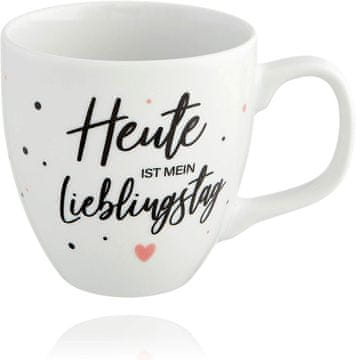 Nikcorp Velika porcelanasta skodelica za kavo ali čaj 450 ml z napisom | Jumbo lonček za darilo, primeren za mikrovalovno pečico