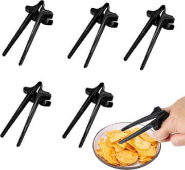 Nikcorp Ergonomske palčke za prste za prigrizke, 5 kosov | Pripomoček za igričarje in uporabnike telefonov za čiste roke