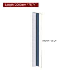 Nikcorp Samolepilni laneni obliž za popravilo tkanin in pohištva v roli 89x200 cm, temno moder, za kavče, oblačila in prte