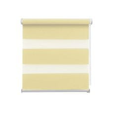Nikcorp Dvojna roleta dan-noč 110x130 cm bež | Rolo zavesa za okno brez vrtanja z regulacijo svetlobe in zasebnosti Klemmfix
