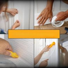 Nikcorp Večnamensko orodje za nanašanje silikona in montažo tesnilnih letvic | Pripomoček za fugiranje in glajenje silikonskega kita