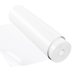Nikcorp Bela samolepilna vinil folija 100x30 cm | Trajni sijajni vinil za rezalnike, dekoracijo sten, nalepke in DIY projekte