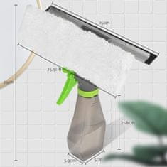 shumee Čistilo za okna s 3-v-1 dozirnikom, pršilom in funkcijo odstranjevanja vode
