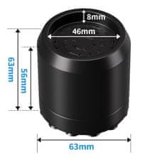 Nikcorp Protivibracijske podloge za pralni stroj in pohištvo, 12 kosov, črne | Protizdrsne nogice s priseski za stabilnost