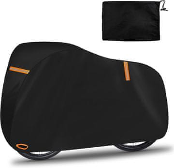 shumee Vodoodporna prevleka za kolo z odsevniki, črna, 200 x 70 x 110 cm