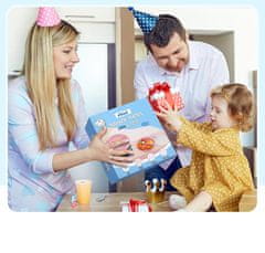 Nikcorp Silikonski krožnik za otroke s priseskom in pokrovom, 2 kosa | Krožnik s predelki za uvajanje goste hrane in samostojno hranjenje