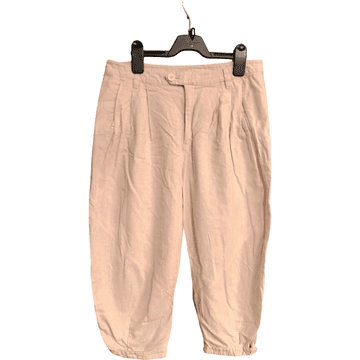 Nikcorp Elegantne ženske bele hlače iz lana in bombaža, klasičen kroj za vsak dan in posebne priložnosti, velikost S