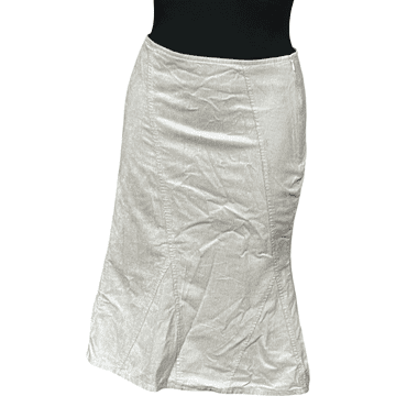 Nikcorp Dolgo maxi krilo za ženske, stilsko in udobno, za vsak dan in elegantne priložnosti, belo, velikost 36