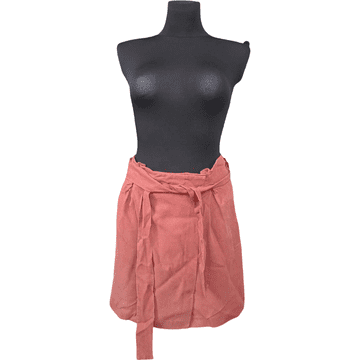 Nikcorp Elegantno midi krilo roza barve za vsak dan | Udobno in zračno | Velikost 36 | Lahkoten material za poletne dni