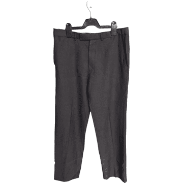 Nikcorp Moške elegantne sive hlače iz volne in poliestra 32/31, udoben kroj za vsak dan, priložnostni in športni stil