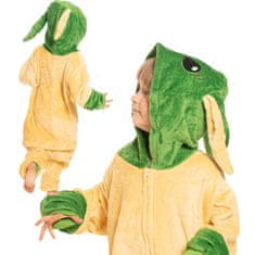 Nikcorp Otroška kigurumi pižama Onesie Vojna zvezd Yoda rumena 105-115 cm