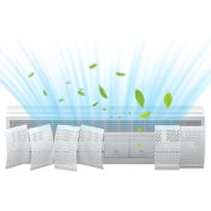 Nikcorp Nastavljiv usmerjevalnik zraka za klimatsko napravo s filtracijo | Deflektor za klimo z 8 lopaticami, enostavna montaža