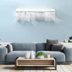 Nikcorp Nastavljiv usmerjevalnik zraka za klimatsko napravo s filtracijo | Deflektor za klimo z 8 lopaticami, enostavna montaža