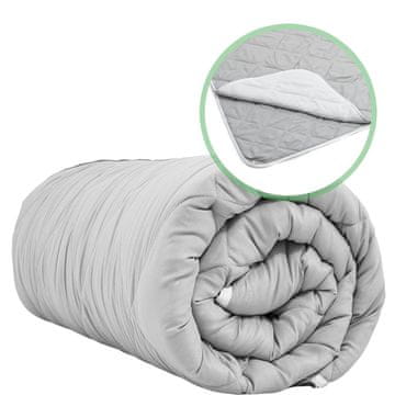 Nikcorp Dvodelna celoletna odeja 155x220 cm | Mehka in zračna prešita odeja za alergike | Prilagodljiva debelina za vse letne čase