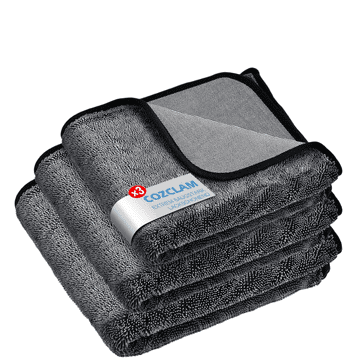 shumee COZCLAM Brisače za sušenje iz mikrovlaken, 3 velikosti, sive