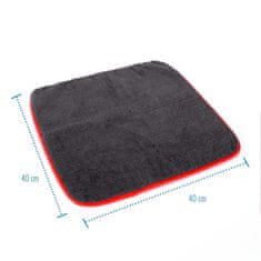 Nikcorp Komplet 3 krp iz mikrovlaken za detajliranje avtomobila 40x40cm | Visoko vpojne krpe za poliranje in čiščenje laka