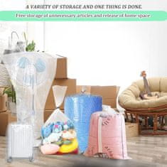 Nikcorp Velike prozorne plastične vreče za shranjevanje 100x152 cm, 10 kosov | Zaščita pred prahom in vlago, za selitev