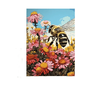 shumee Slikanje po številkah, barve za platno in akrilni pigmenti, 40 cm x 50 cm