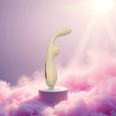 shumee Diskreten vibrator 10 načinov vibracij in 7 načinov sesanja bež