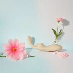 shumee Diskreten vibrator 10 načinov vibracij in 7 načinov sesanja bež