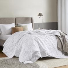 Nikcorp Komplet dveh celoletnih antialergijskih odej 220x240 cm, super mehka prešita odeja za vse letne čase, bela