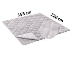 Nikcorp Dvodelna celoletna odeja 155x220 cm | Mehka in zračna prešita odeja za alergike | Prilagodljiva debelina za vse letne čase