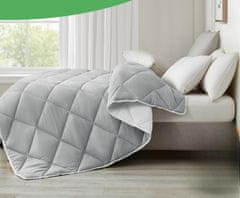 Nikcorp Hipoalergena celoletna odeja 135x200 cm, dvostranska, pralna na 60°C, zračna mikrovlakna, ekološko polnilo